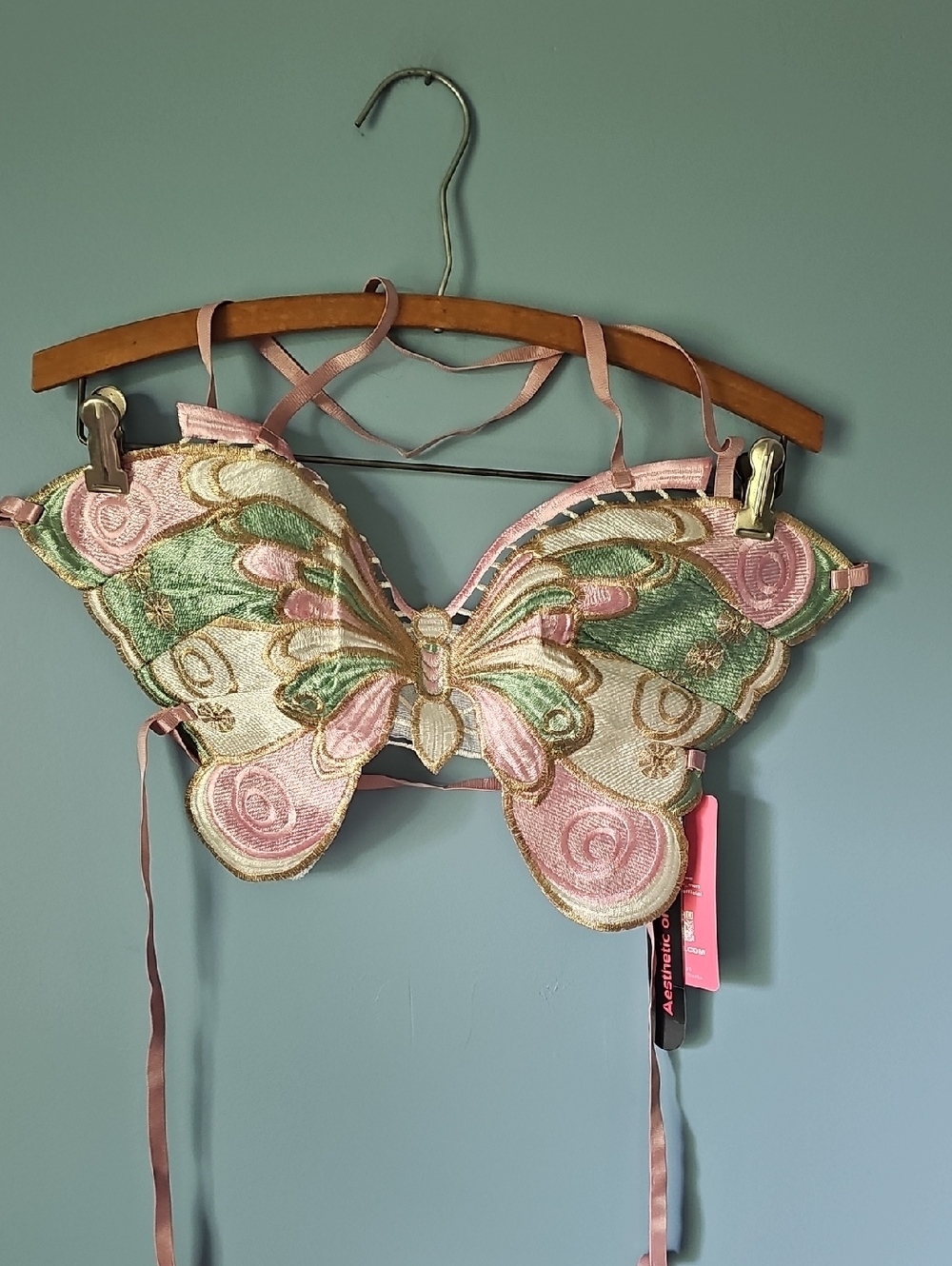 NWT ROMWE Fairycore Multicolor Butterfly Camisole Size Large Y2K